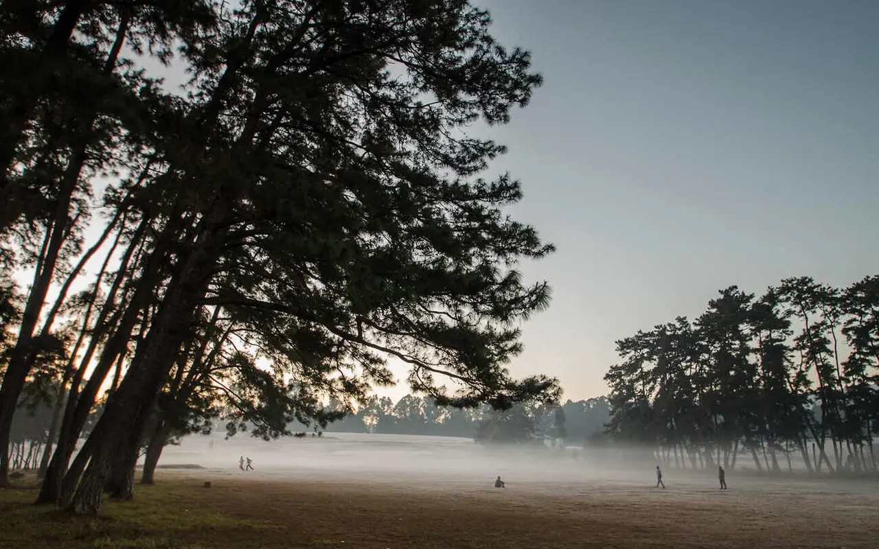 The famous Golf link of Shillong